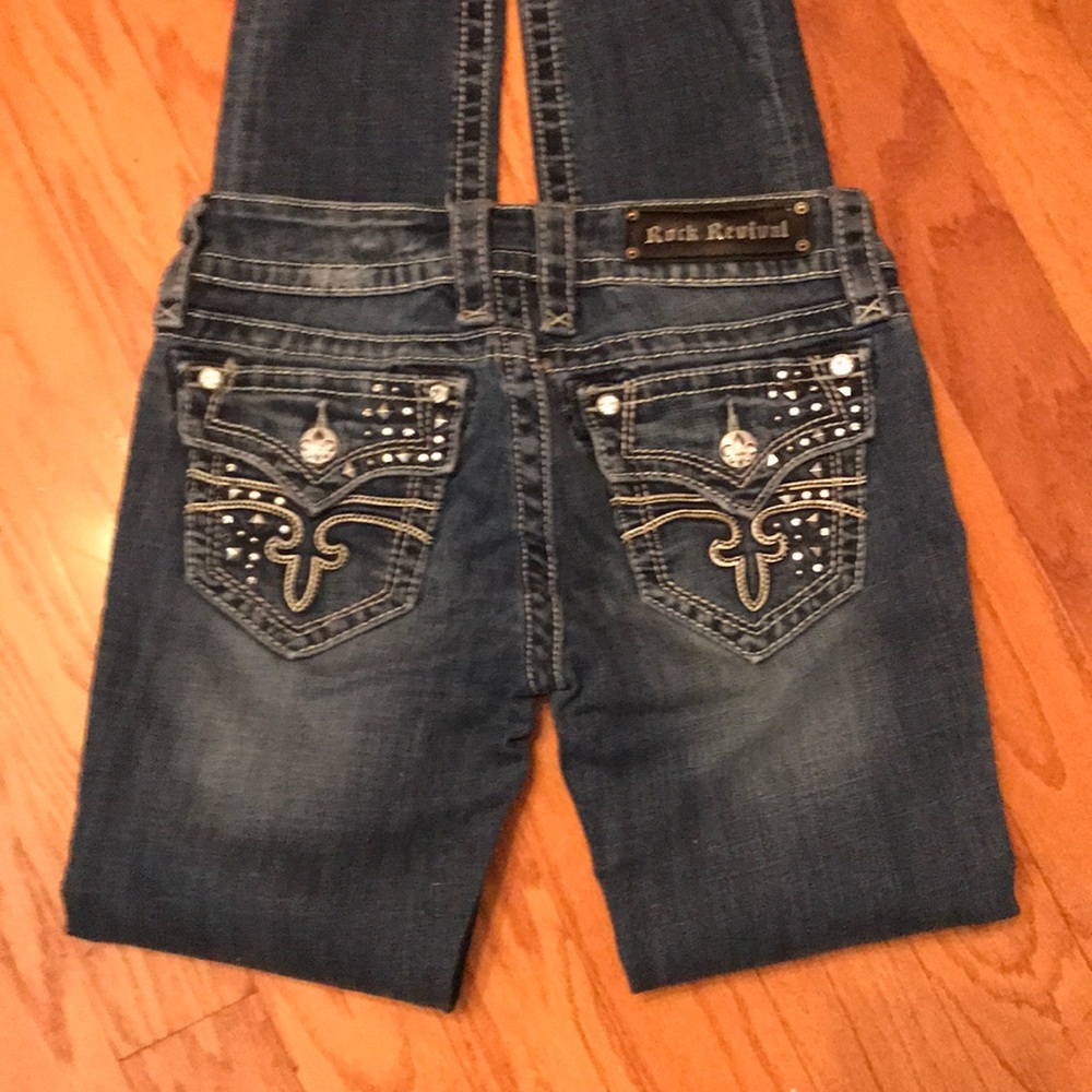 Rock revival skinny jeans size 27